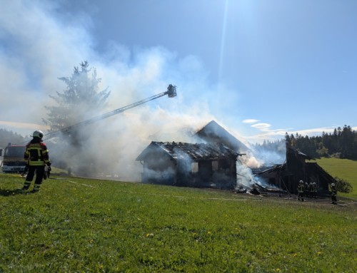 Brand landwirtschaftliches Anwesen Lackerau