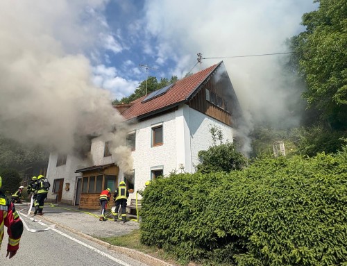 Dachstuhlbrand Messerschmidmühle